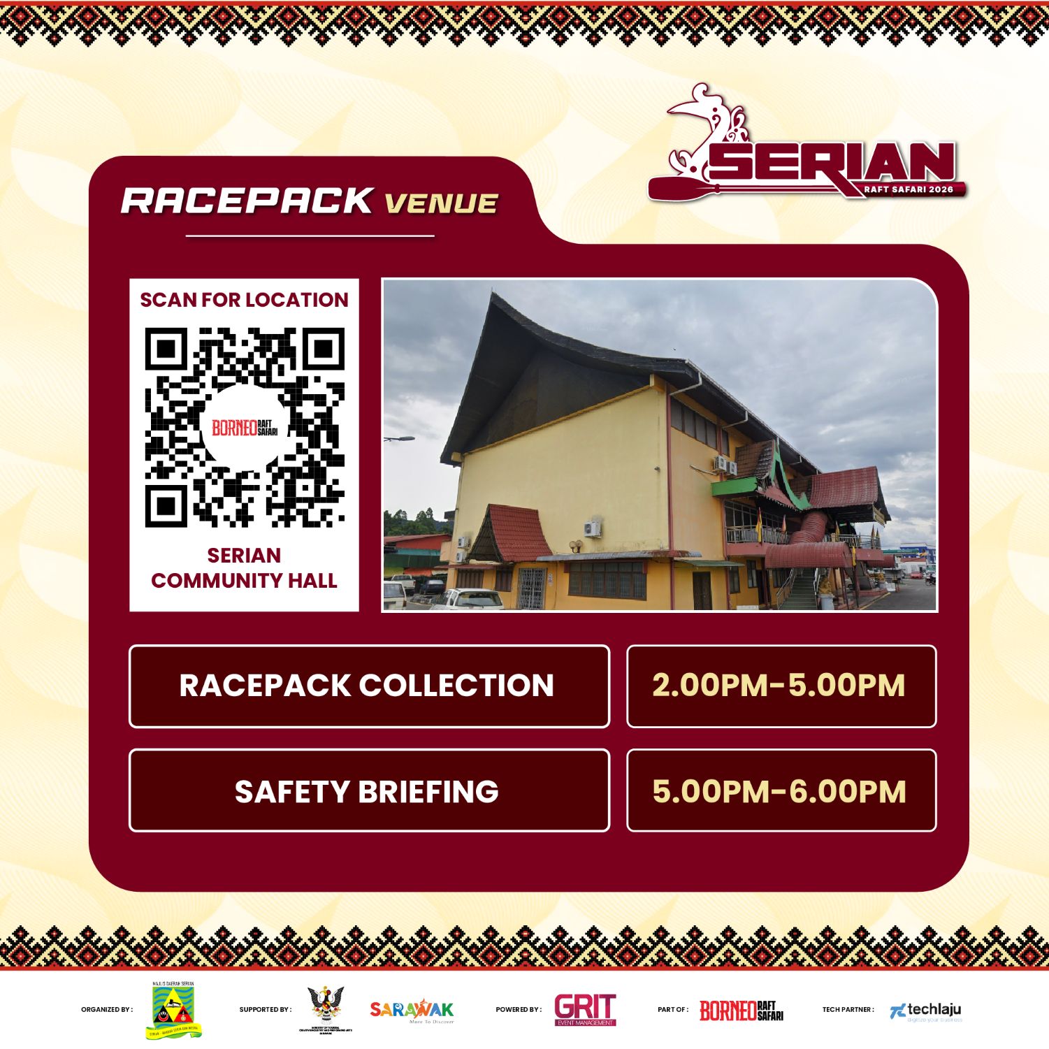 Race Pack Collection Venue